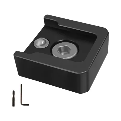 Adaptateur Cold Shoe métal portable - Fixation Hot Shoe pour LED, Monitor, Cage Caméra Adaptateur Cold Shoe en métal portable avec base de fixation Hot Shoe pour LED, moniteur et cage caméra