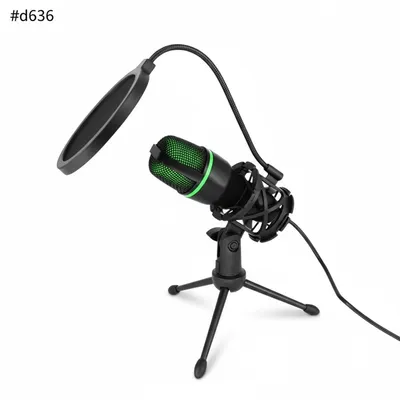 Microphone à condensateur USB professionnel pour PC portable, streaming, jeux vidéo, podcasts prometteurs, voix