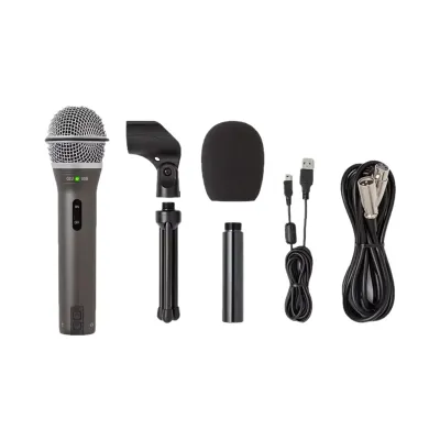 Samson Q2U microphone dynamique USB et XLR avec accessoires