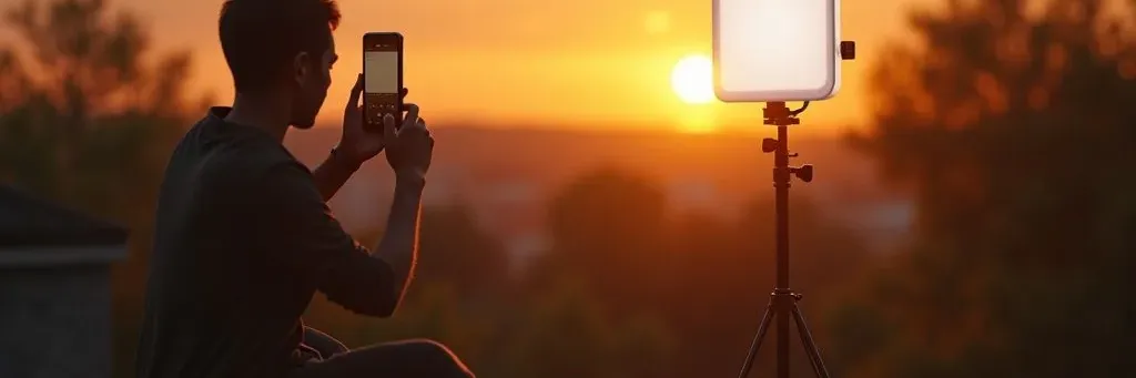 Les meilleures lampes vidéo rechargeables pour tournages en extérieur