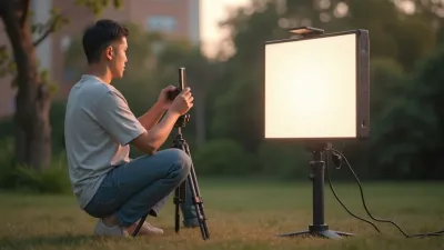 Comparatif compact : mini lampes vidéo 40W vs panneaux traditionnels