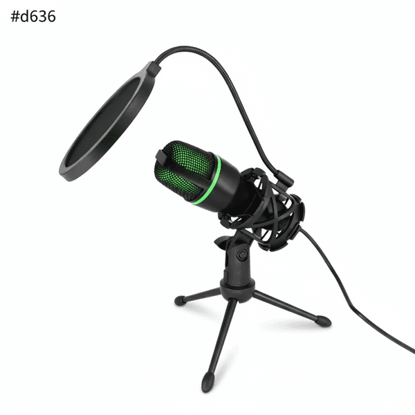 Microphone à condensateur USB professionnel pour PC portable, streaming, jeux vidéo, podcasts prometteurs, voix - Image 1