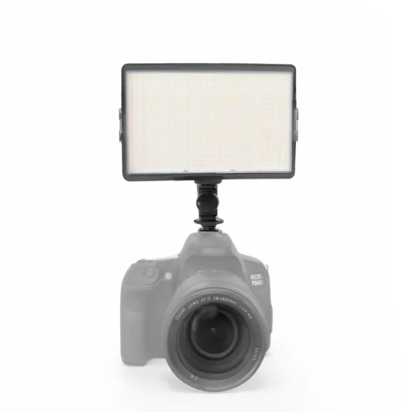Panneau LED bi-color 416PCS monté sur appareil photo pour vidéo