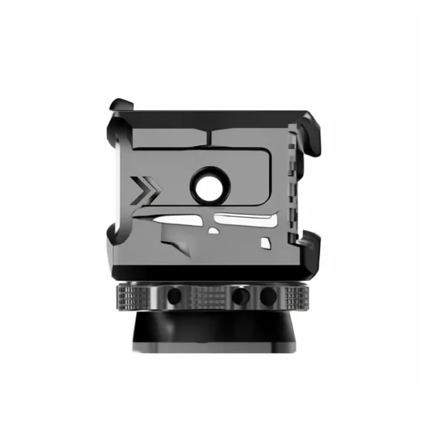 BGNing Support 3 Cold Shoe bras magique adaptateur vlog vue de face