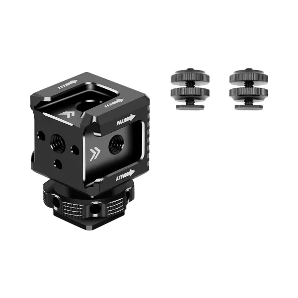 BGNing Support 3 Cold Shoe bras magique adaptateur pour accessoires vlog