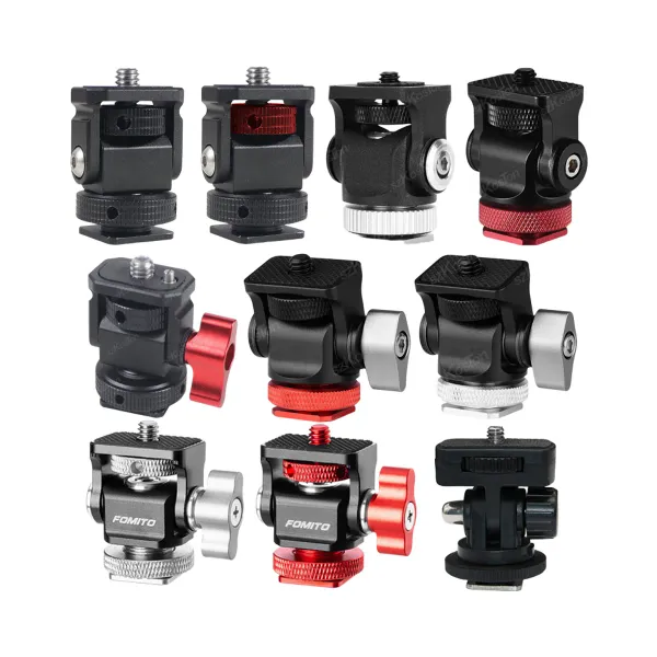 Cold Shoe Monitor Mount Bracket QR Plate Universal for camera accessories