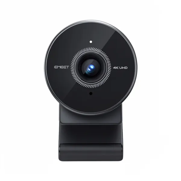 Webcam EMEET 4K UHD avec microphone intégré vue de face