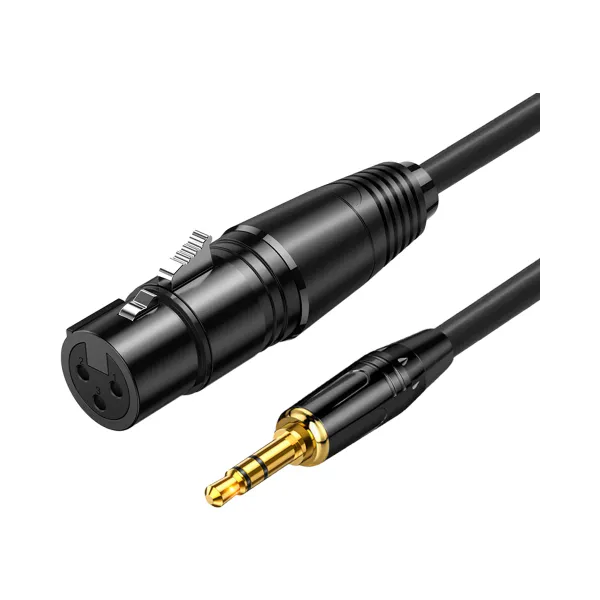 Câble XLR vers 3,5 mm pour audio équilibré de microphone