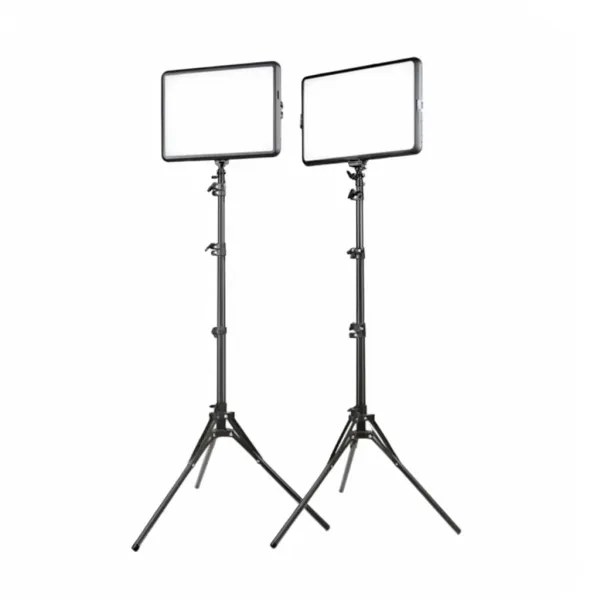 Kit de panneaux lumineux LED 8 et 12 pouces sur trépieds pour photographie et vidéo SZKOSTON