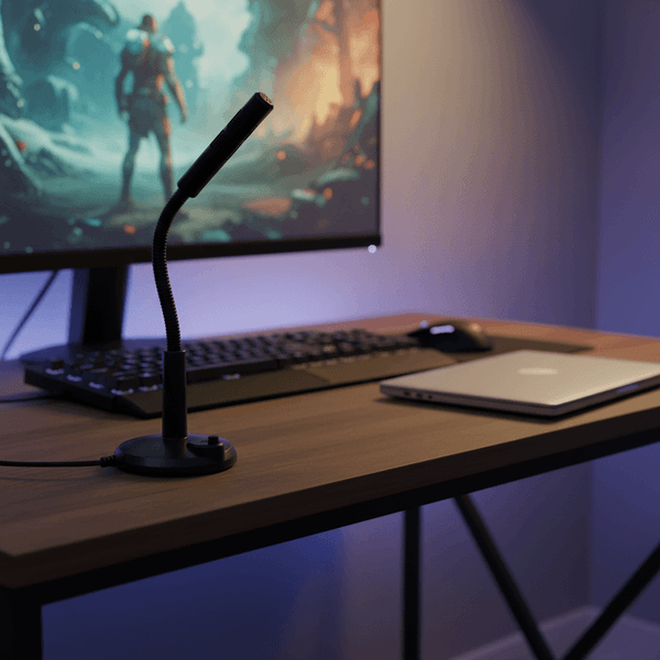 Microphone d'enregistrement de Chat vocal, USB, pour ordinateur portable et ordinateur, Studio, chant, jeu, Streaming, accessoires - Image 3