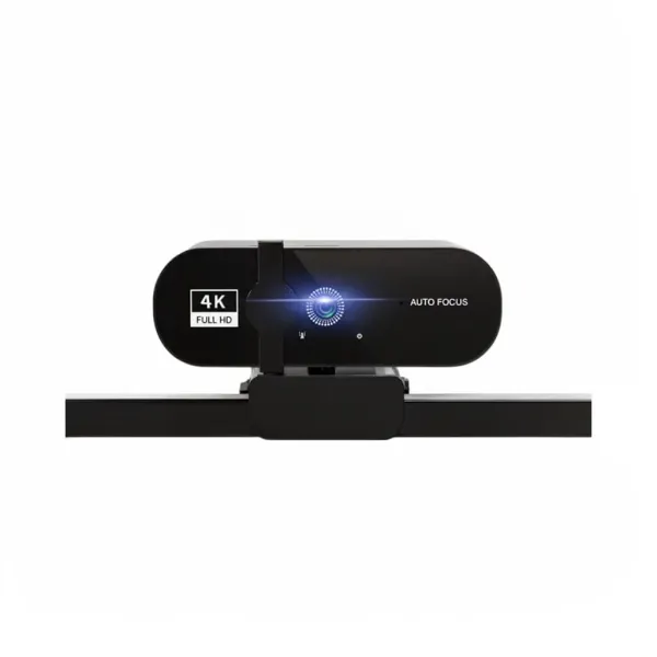 Webcam Lenovo Full HD 1080p avec autofocus et microphone USB vue de face