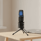 Microphone USB à condensateur RVB, fil de jeu, podcast, studio statique, streaming, ordinateur portable, ordinateur de bureau - Miniature 3