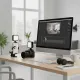 Luminaire LED vidéo portable NVPONE 3000K-7000K mini rechargeable sur bureau avec caméra et smartphone