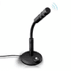 Microphone USB pour ordinateur de bureau, micro PC pour streaming prometteur, podcasting, micro de jeu pour Mac, microphones audio Windows - Miniature 1