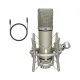 LEUS U87 AI XLR Microphone Condensateur Cardioïde - Vue Frontale Microphone condensateur cardioïde LEUS U87 AI XLR avec câble