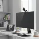 Webcam 4K EMEET avec microphone USB fixée sur un écran d'ordinateur moderne dans un bureau