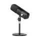 Microphone NearStream Dynamic XLR USB sur pied pour bureau, professionnel pour gaming, streaming, podcast et enregistrement PC