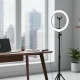 Anneau LED Selfie 16/26/33cm Dimmable Bi-color pour photo et vidéo Anneau LED Selfie dimmable bi-color 16-26-33cm avec support réglable